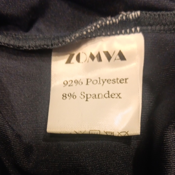 NEW! Zomva Elegant Mesh Navy Blue Mermaid Maxi Dress - Picture 6 of 8